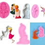 Силиконов молд Дама / Момиче/ Жени различни видове, снимка 1