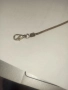 Продавам сребърна гривна с топчета от Котешко око - 20см, снимка 4