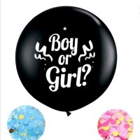 Голям балон Boy or Girl изненадващо разкритие на пола на бебето , снимка 1 - Други - 41875639