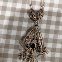 Сребърен възрожденски накит , снимка 7 - Антикварни и старинни предмети - 35793267