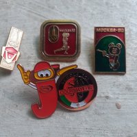 Лот колекционерски значки - олимпиада Москва 80, снимка 1 - Антикварни и старинни предмети - 41145910