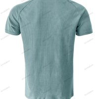 Мъжка модна лятна рипсена тениска Henley, 6цвята - 023, снимка 16 - Тениски - 41566640