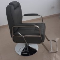 Бръснарски стол Neptuno - plateado/dorado - тъмно сив, снимка 3 - Бръснарски столове - 44144745