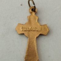 Кръст и иконки медальони Разпятие Христово 3.5/2.3 см, снимка 5 - Други ценни предмети - 42012567