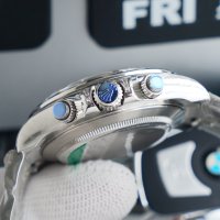 Mъжки часовник Rolex Daytona Cosmograph Rainbow Silver с автоматичен механизъм, снимка 7 - Мъжки - 41876350
