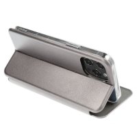 Самсунг Галакси Ес24 Калъф Тефтер Сив / Samsung Galaxy S24 Book Elegance Grey Case, снимка 3 - Калъфи, кейсове - 44335213