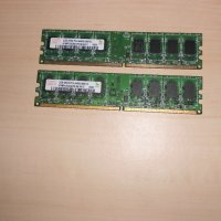 602.Ram DDR2 800 MHz,PC2-6400,2Gb.hynix.Кит 2 Броя.НОВ, снимка 1 - RAM памет - 41190425