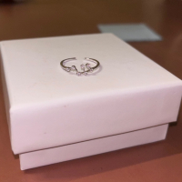 S925 сребърен комлект пръстен и обеци зодия Дева, снимка 2 - Обеци - 44839680