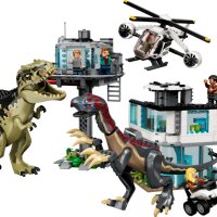НОВО ЛЕГО 76949 Jurassic World-Нападение на гигантозавър и теризинозавър LEGO 76949  Giganotosaurus , снимка 3 - Конструктори - 41519409