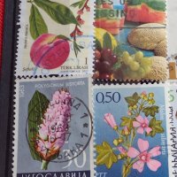 Пощенски марки серия ЦВЕТЯ поща България, Югославия редки за КОЛЕКЦИЯ 22659, снимка 2 - Филателия - 40316538