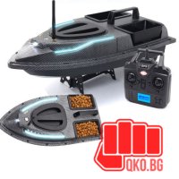 Лодка за захранка с дистанционно с GPS и 40 точков автопилов Black, снимка 1 - Стръв и захранки - 41266575