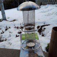 Немски метални хранилки за птици - Living Garden Germany, снимка 4 - Стръв и захранки - 35703075