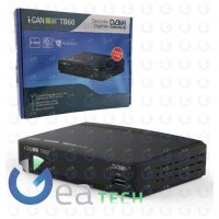 Decoder I-CAN T860 Цифров наземен HD DVB T2 TV приемник, снимка 2 - Друга електроника - 39920715