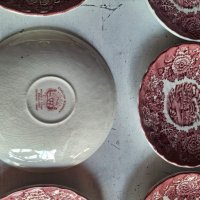 6 чинии за чаши английски порцелан, снимка 4 - Антикварни и старинни предмети - 40899017
