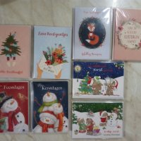 Нови Коледни картички с пликове., снимка 13 - Декорация за дома - 38752146