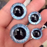 3D очички с блясък на винт за амигуруми, плетени играчки, снимка 1 - Други - 35860742