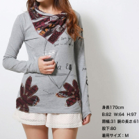 Desigual дамска блуза с дълъг ръкав, М, снимка 4 - Блузи с дълъг ръкав и пуловери - 44671406