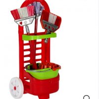 Сет количка с уреди и аксесоари за почистване на дома за деца., снимка 1 - Играчки за стая - 35716147