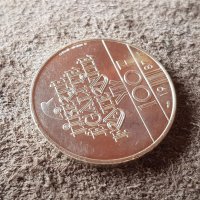 100 франка 1987 Франция СРЕБРО сребърна монета в качество , снимка 6 - Нумизматика и бонистика - 41373024