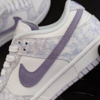 Nike Dunk Purple Aura Lavender White Нови Оригинални Дамски Обувки Маратонки Размер 37 37.5 Номер , снимка 17 - Маратонки - 41087603