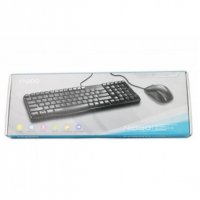 Комплект N1850 клавиатура с кирилица и мишка с кабел USB, снимка 1 - Клавиатури и мишки - 33788839