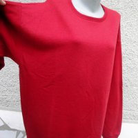 4XL Нова блуза Hanes в червено , снимка 3 - Блузи с дълъг ръкав и пуловери - 34854859
