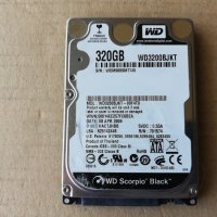 Хард диск Notebook Western Digital Scorpio Black WD3200BJKT 320GB SATA 3.0Gb/s, снимка 3 - Твърди дискове - 38684710