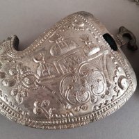 Възрожденски Сребърни перфектни пафти носия пафта Македония, снимка 6 - Антикварни и старинни предмети - 39380353