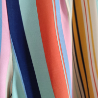 страхотен дълъг летен цветен панталон с висока талия , снимка 4 - Панталони - 44924647