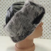 Дамска кожена шапка - 1 avangard-burgas, снимка 3 - Шапки - 44242132