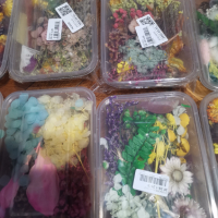 Микс сухи цветя в кутия за декорация натурални сапун сапуни свещи свещ бижу бижута смола аранжиране, снимка 10 - Изкуствени цветя - 36331627