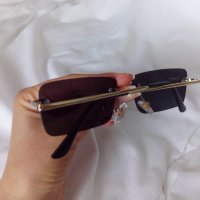 Дамски правоъгълни слънчеви очила в черен цвят , снимка 3 - Слънчеви и диоптрични очила - 41324821