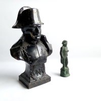 Стара бронзова фигурка Наполеон Бонапарт -било е печат и др, снимка 3 - Други ценни предмети - 44742093