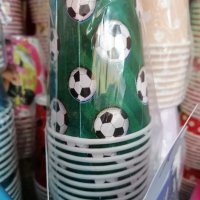 Парти чашки футбол, снимка 1 - Други - 34742238