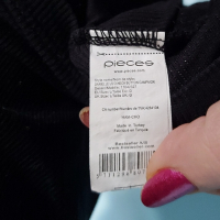Маркова еластична блуза Pieces / унисайз , снимка 9 - Блузи с дълъг ръкав и пуловери - 44776207