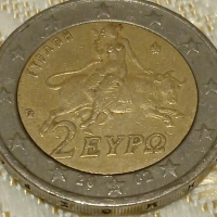 2 броя от 2 евро с буква S -на 6-та звезда от 2002.г., снимка 4 - Антикварни и старинни предмети - 44659656