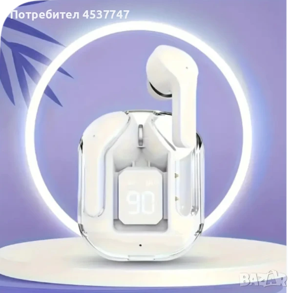 Безжични слушалки+кабел за зареждане, снимка 1