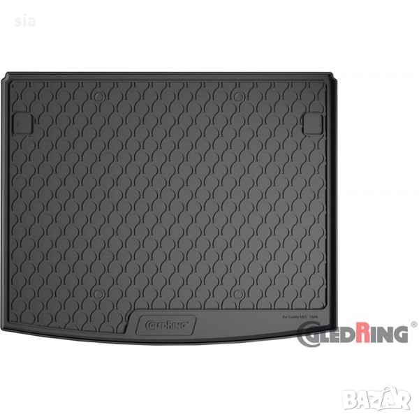 Гумена стелкa за багажник Gledring съвместима за VW CADDY passenger 2020+, снимка 1