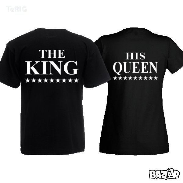 тениски за двойки крал и кралица, снимка 1