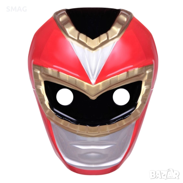 Карнавална маска на супергерой, червена_1051970, снимка 1