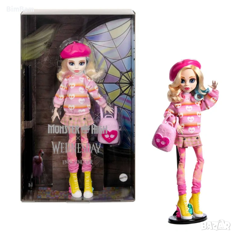 Колекционерска кукла Monster High Wednesday: Енид Синклер, снимка 1