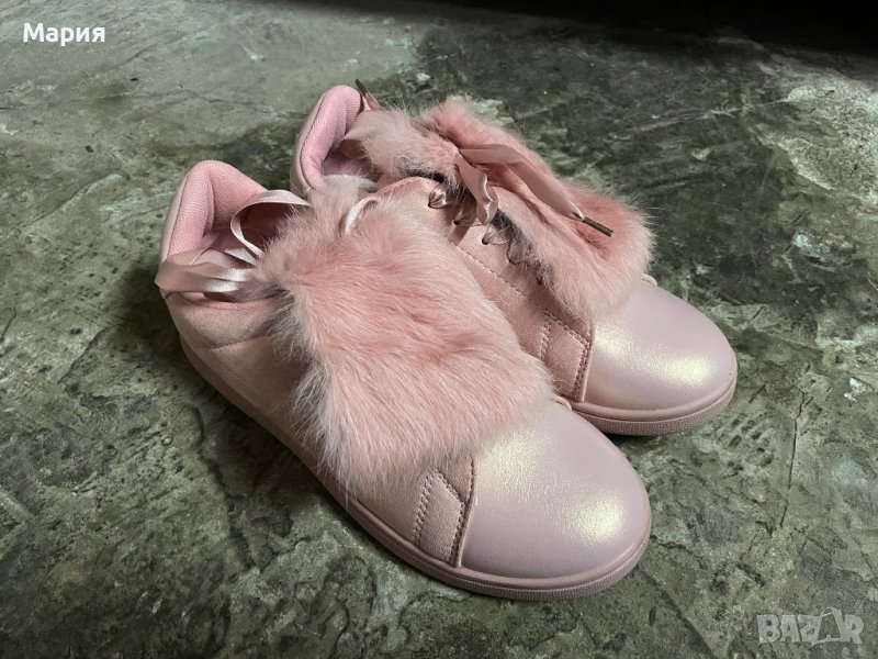 Нови дамски кецове с естествен косъм, снимка 1