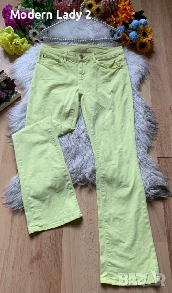 Жълти дънки чарлстон Есприт, снимка 1