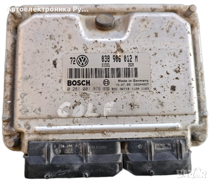 компютър VW VOLKSWAGEN GOLF 1.9 TDI ALH 038906012M, 038 906 012 M, BOSCH, 0281001979, снимка 1