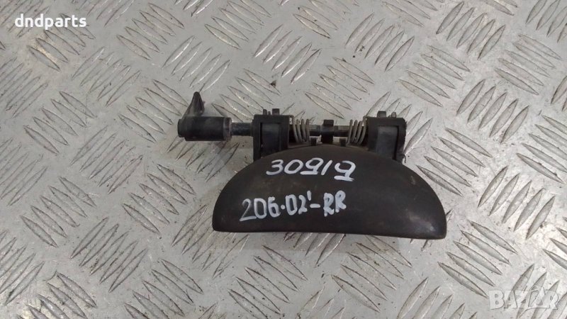 Дръжка врата Peugeot 206 2002г.(задна дясна)	, снимка 1
