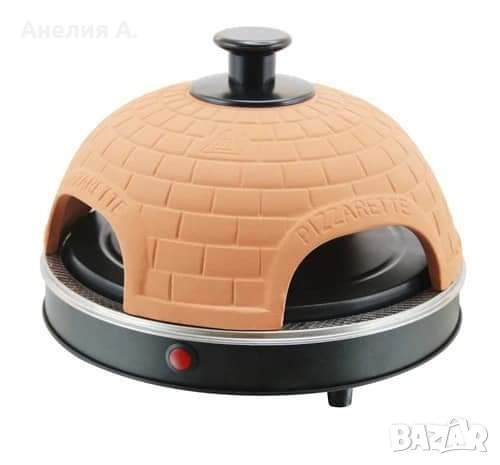 Пицарка Emerio Pizzarette Cool Wall, За 4 човека, 1000 W, Max 250°C
, снимка 1