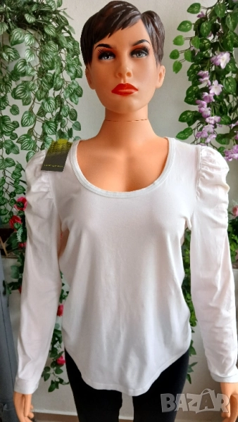 Дамски блузи с буфон ръкав., снимка 1