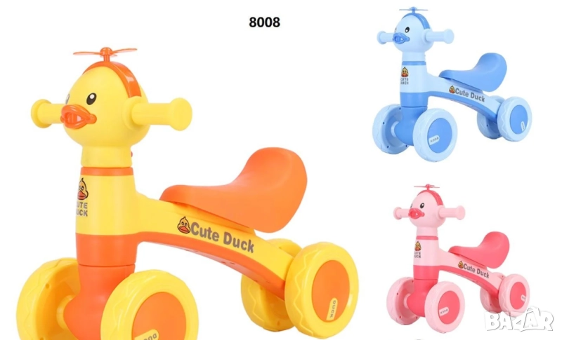 Баланс колело с пате и музика –  за деца от 1 до 3 години! , снимка 1