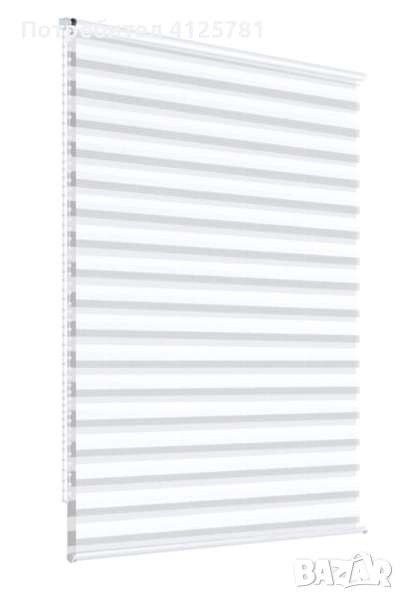 Щори ECD  Ролетни, Текстилни, Двойни, Без пробиване, Включен монтажен материал, Бял,Сив ,Бежов, снимка 1