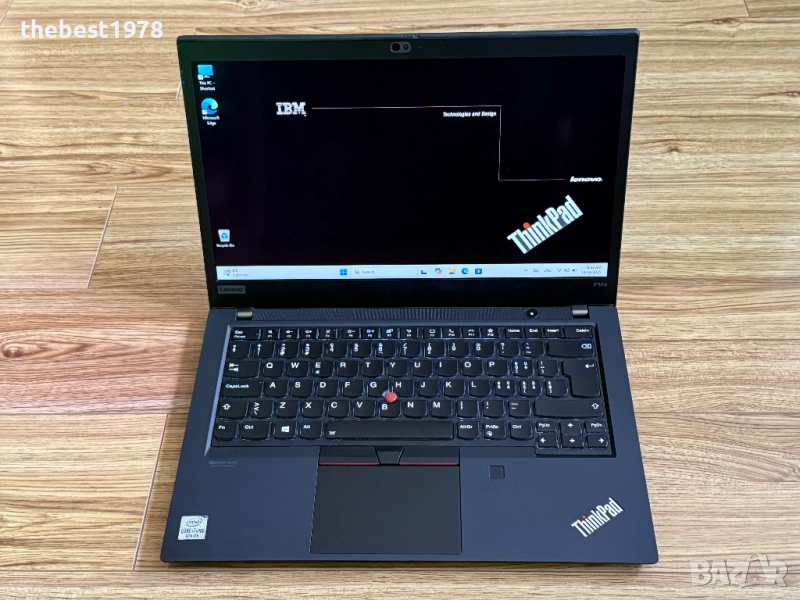 Lenovo P14s Touch`Core i7-10610U/24GB RAM/512GB SSD/Nvidia P520/Бат 10ч, снимка 1